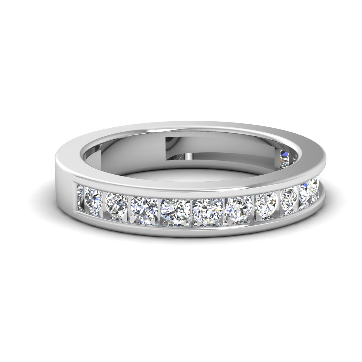 Half Eternity Lab Grown Diamond Ring